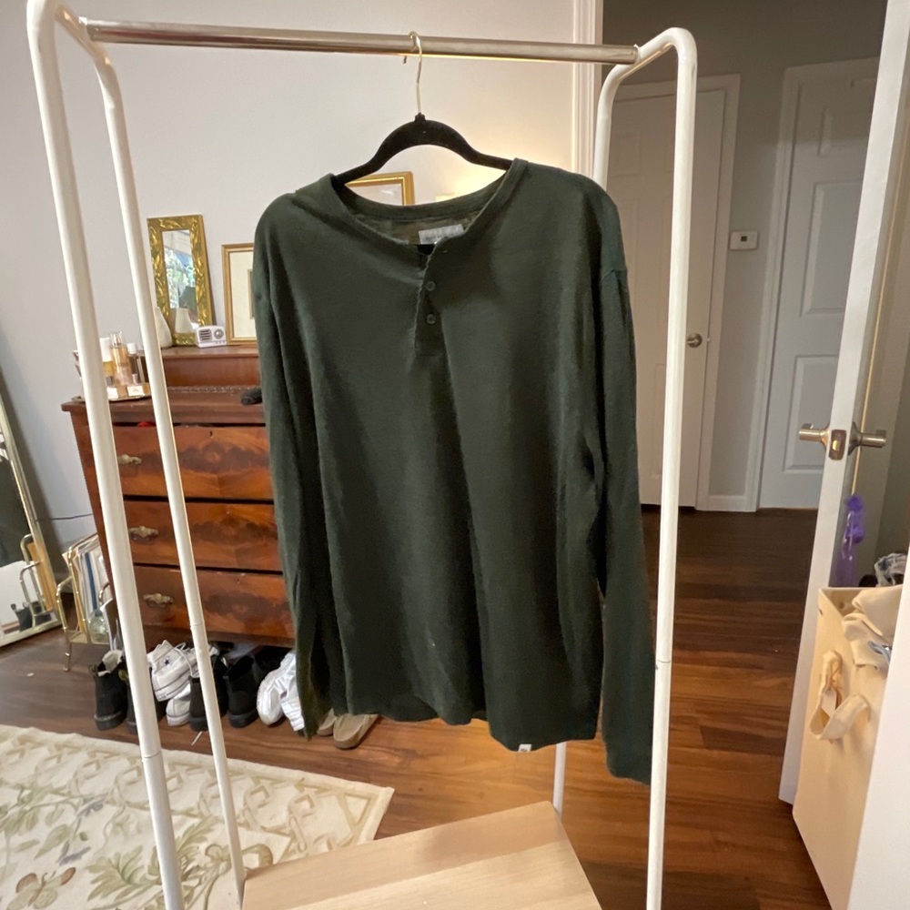 Free Assembly Green Lounge Shirt-XXL